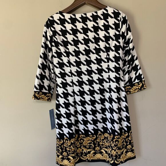 London Times NWT Houndstooth Dress Size 12 Church Office - Picture 2 of 10